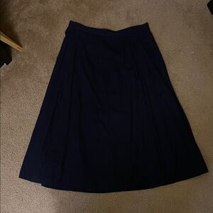 Old Navy Dark Blue Midi Skirt